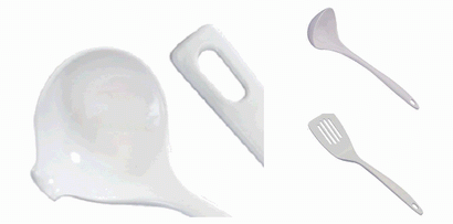 MELAMINE žáruvzdorný bílý plast